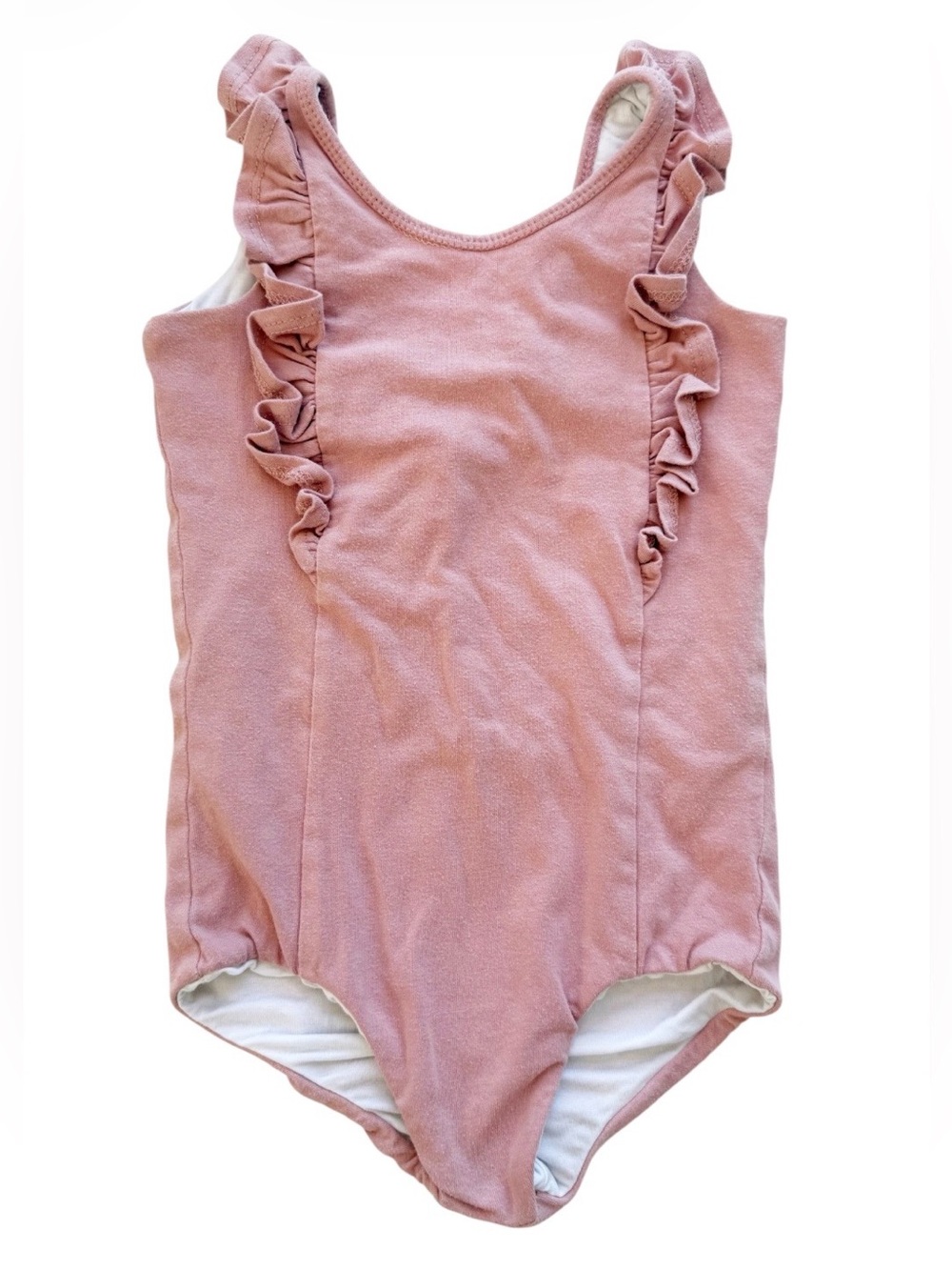 Remie Girl Ruffle Leotard Size 6 Pink